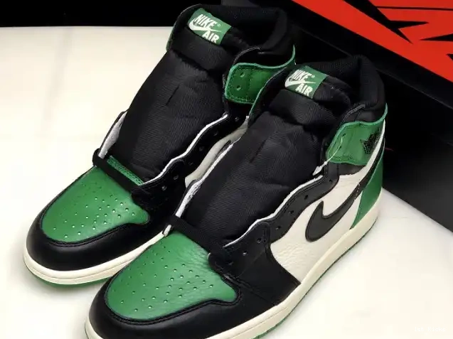 1st Kicks Sail-Black NRG Air Jordan OG High 555088-302 1 Green Pine 0503